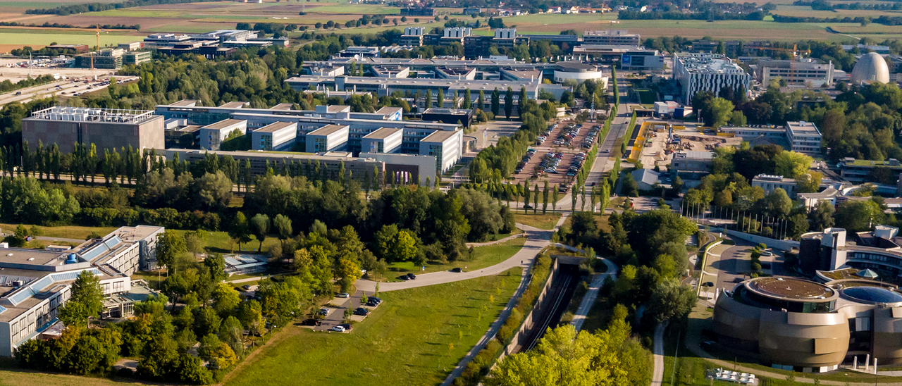 Aerial view Garching research campus