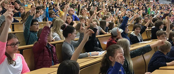 Students in the lecture hall